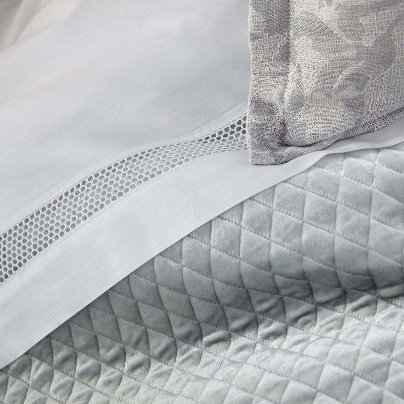Taies d'oreiller ivoire Vienna , Blanc, Taies d'oreiller pour grand lit