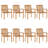 Dorathy Teak Patio Chair with Cushions-63608688