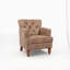 Fauteuil club rembourré en tissu Hengming Living