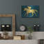 «Gold Jockey On Blue» par Irena Orlov-1139902109