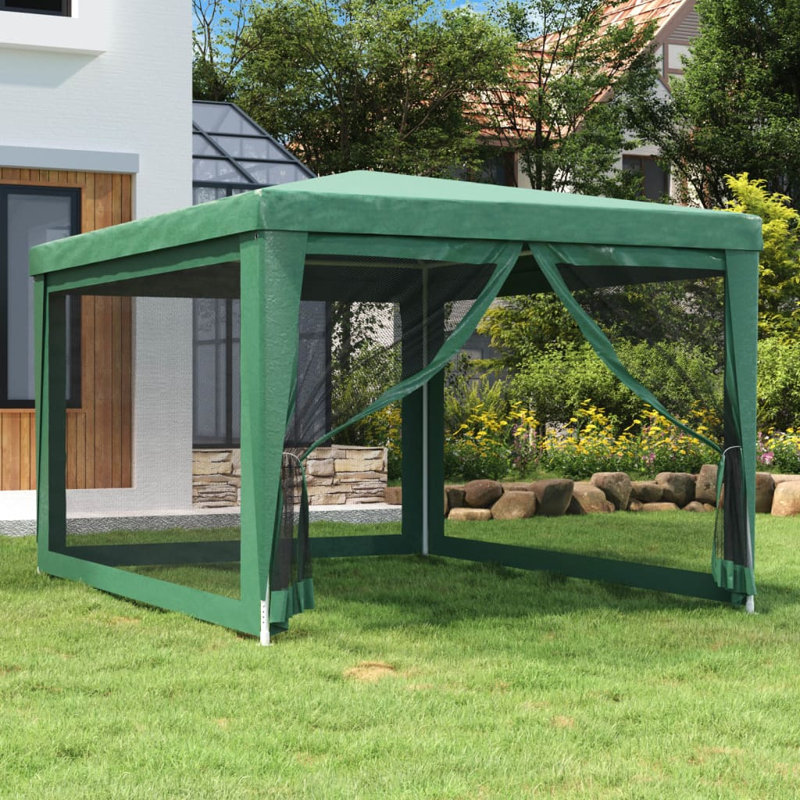 Andreyah 3m x 4m Iron Party Tent, Green, Green