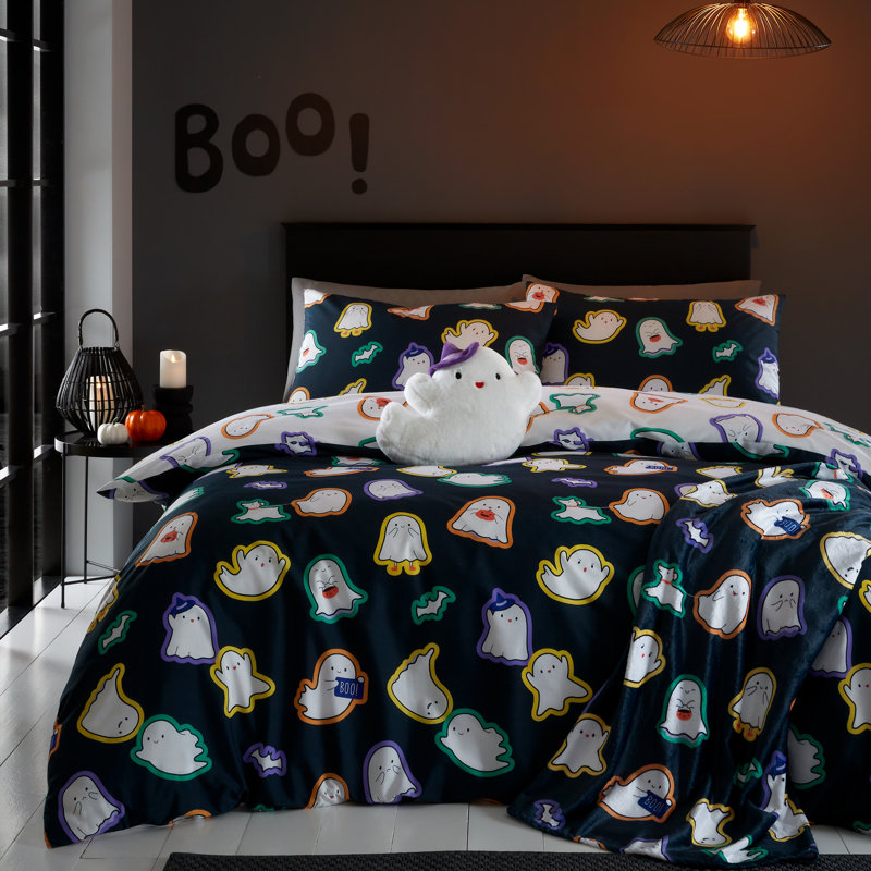 Halloween Ghosts Cosy Blanket Throw