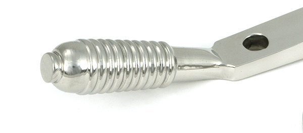 Reeded SS (316) Stay, 24.9cm H x 1.6cm W x 0.9cm D, Polished Marine SS (316)