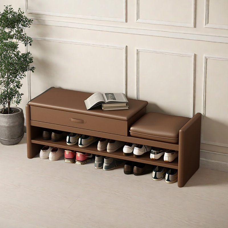 47.2in Shoe Storage Bench, Coffee