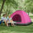 3-Person Dome-Shaped Portable Camping Tent-119223928