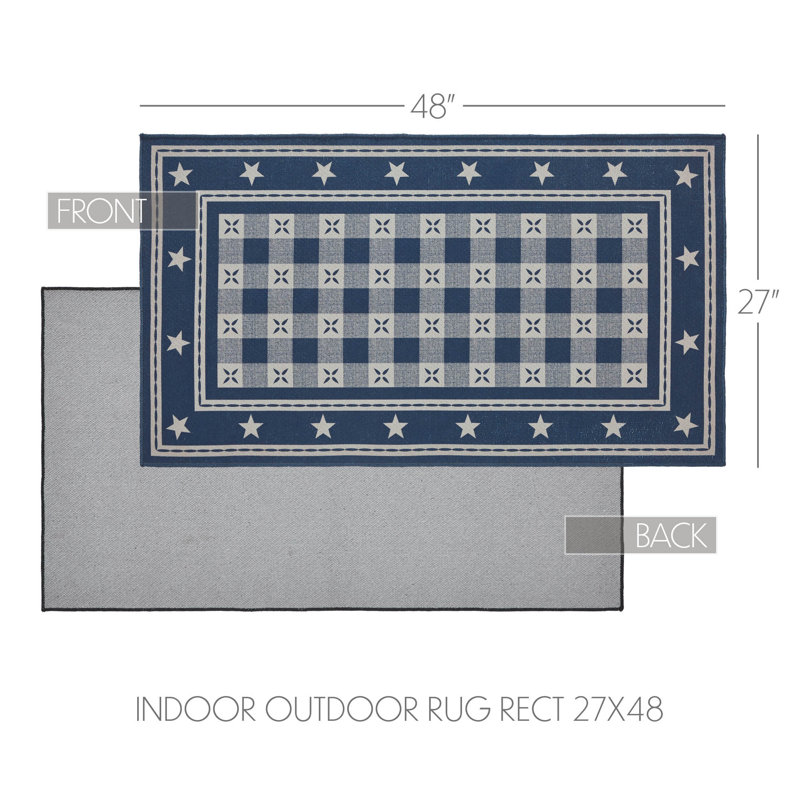 Tapis intérieur / extérieur Bronez, Rectangle 2 pi 3 po x 4 pi