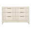 Commode 6 tiroirs Dalontae Groseiller