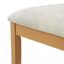 Ensemble de table de salle à manger 5 PCS, 1 table de salle à manger pliante en bois avec 4 chaises rembourrées-1190943757