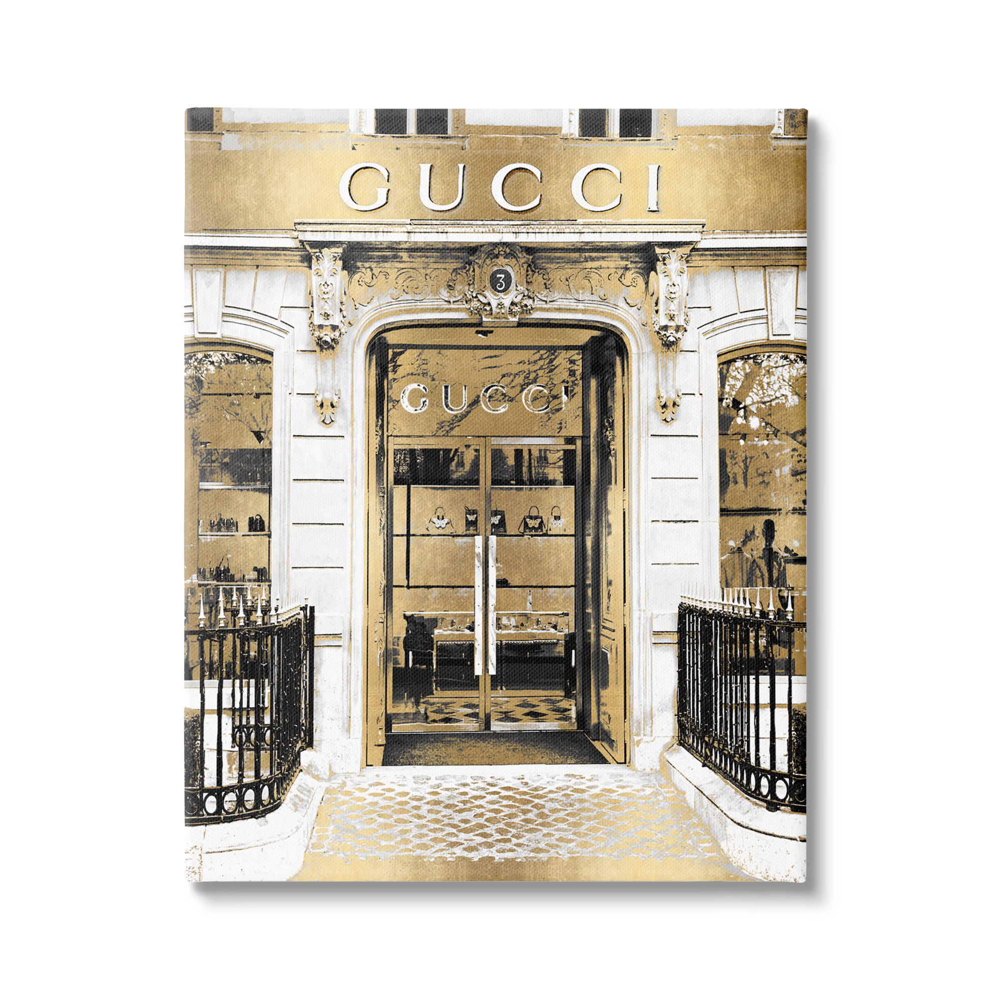 The Stupell Home Decor Collection Fashion Storefront French Glam