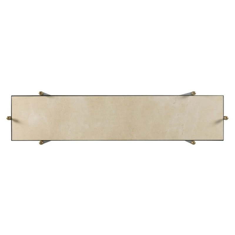 Lyle 58'' W Stone Console Table, Spanish Marble