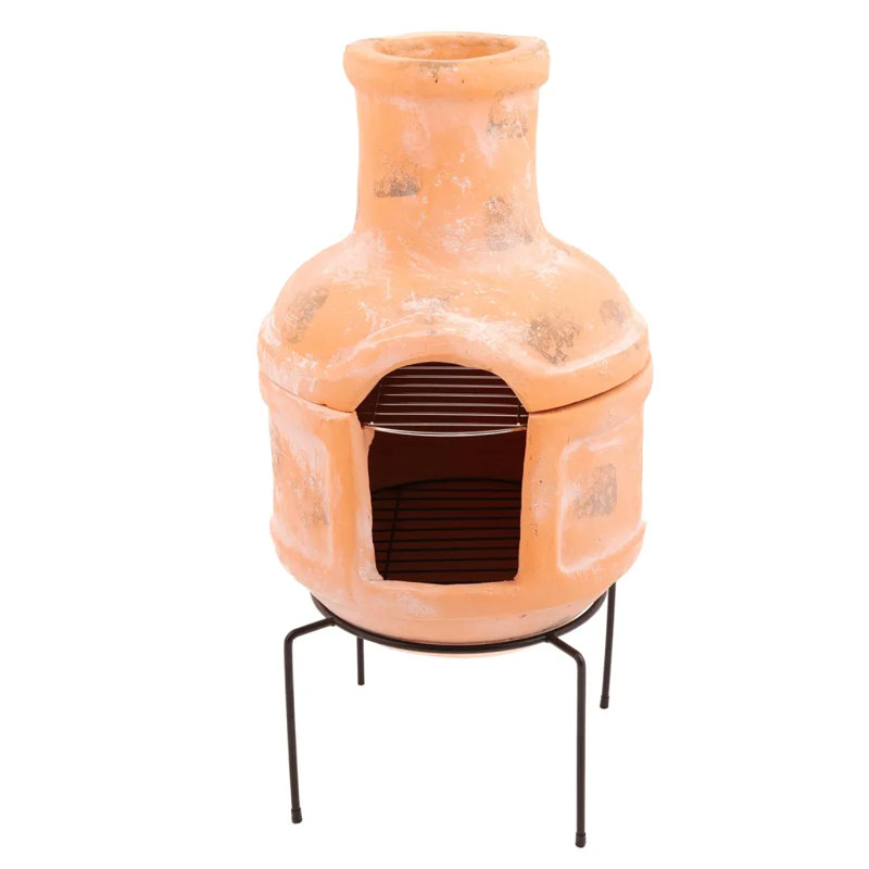 RedFire Fireplace Lima Clay Straw