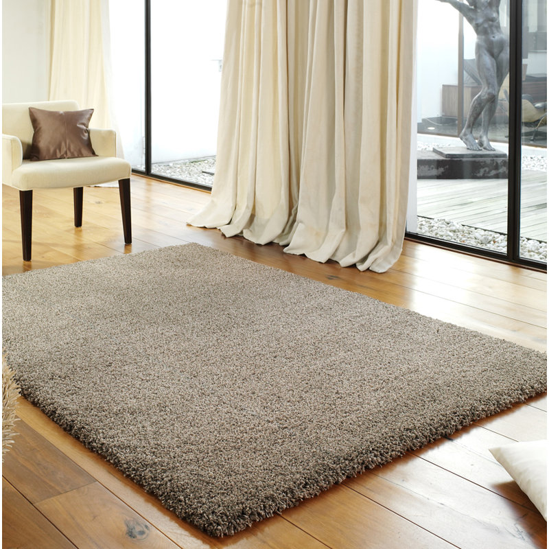 Solid Colour Shag Area Rug, Rectangle 240 x 340cm