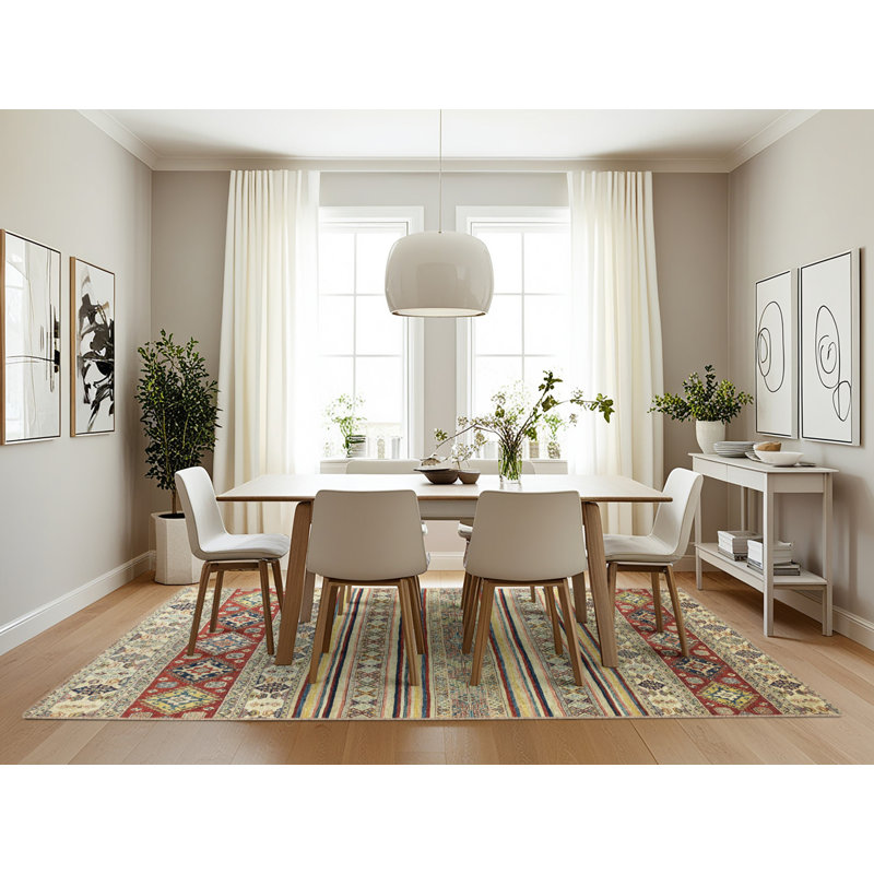 Abstract Indoor Rug, Rectangle 7' x 10'