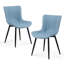 Comfortable Padded Dining Chairs with Back Easy Assembly Upholstered Side Chair, Accent Chairs for Kitchen, Dining Room-2002362644