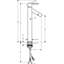 Starck 15.38" Single Hole Bathroom Faucet-1852443707