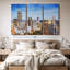 «Charlotte Uptown Skyline» sur toile-1341806590