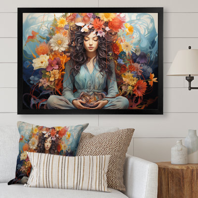 «Colorful Meditation Awakening Presence» sur impression sur toile