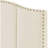 Ivory Mid-Century King/California King Headboard – F Linen Upholstered, Tufted With Antique Brass Nailhead Accents-1631119016-1631118997