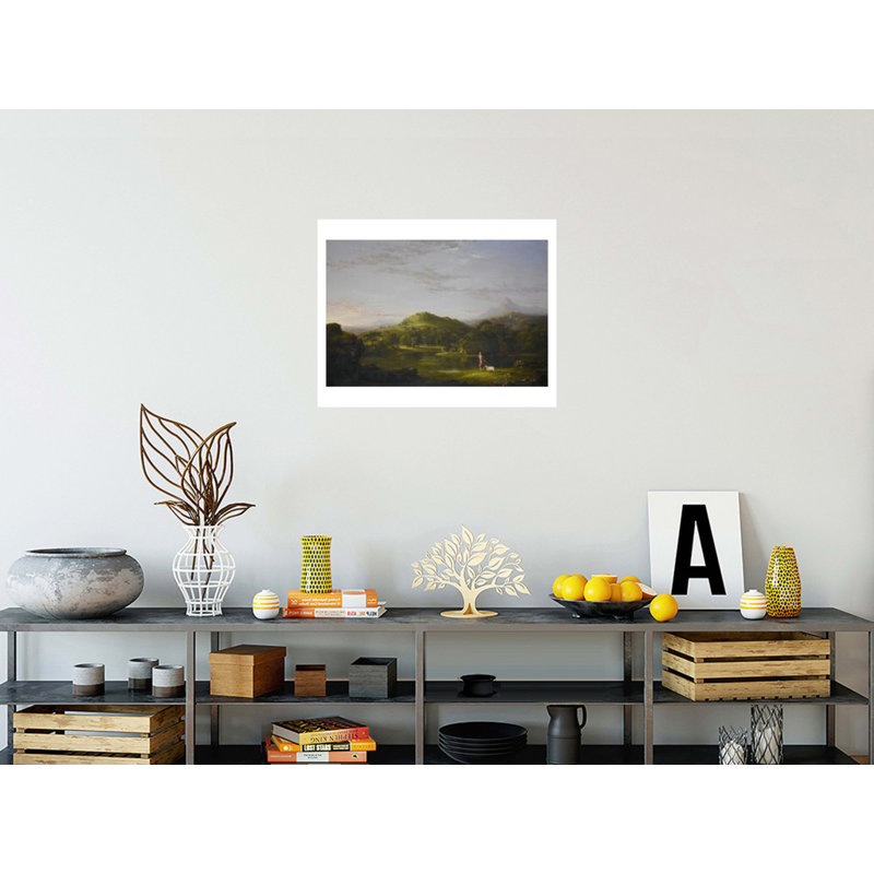 The Good Shepherd by Thomas Cole - Giclee Print, 22" H x 28" W
