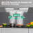 Velivi 30" 900 Cubic Feet Per Minute Convertible Insert Range Hood with Light Included