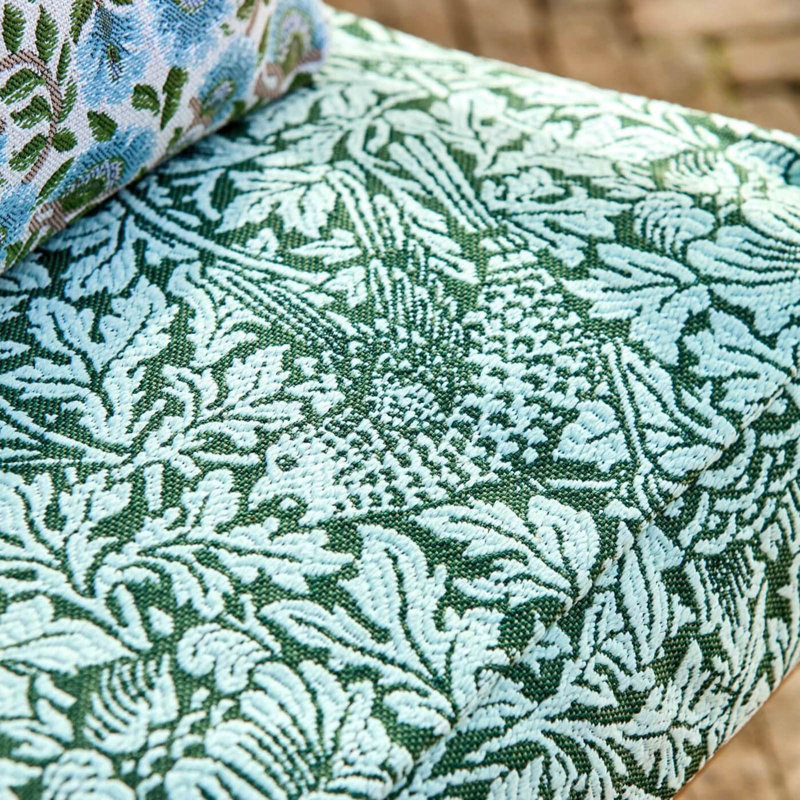 Bird & Anemone Weave, Teal