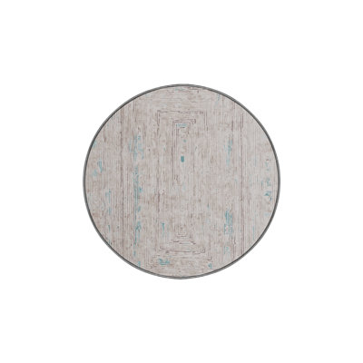 Machine Washable Gray Area Rug