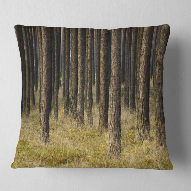 Coussin Dark Forest, 18 po x 18 po, Carré