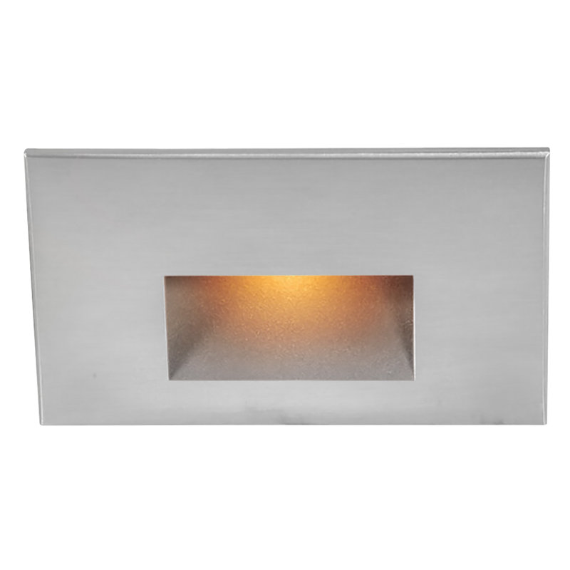 LED Step Light, Stainless Steel, Amber