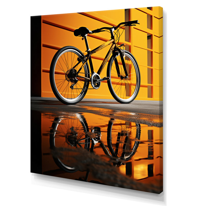 Lillibridge Vélo Vélo Réflexions II - Imprimé, Toile tendue, H 40 po x l 30 po x P 1,5 po