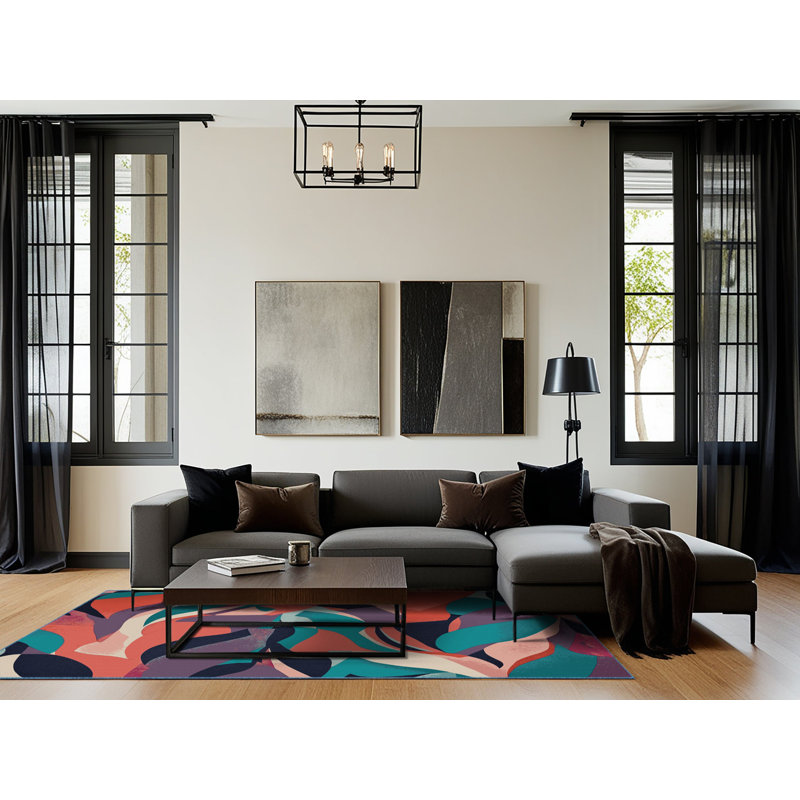 Pixel Dream Rug, Rectangle 6' x 9'