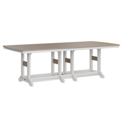 Table de salle à manger rectangulaire 96 po Berlin Gardens Garden Classic