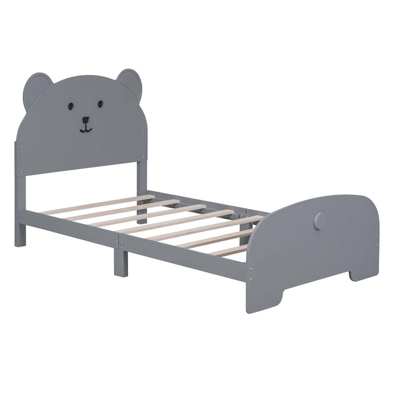 Lit Abass par Zoomie Kids, Simple, gris
