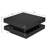 White Square High Gloss Coffee Table With 360° Rotating Top With 16-Color LED Light Tea Table-786605658