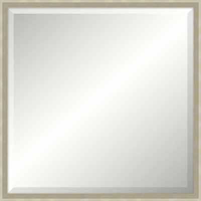 Warm Silver Ridgeline Mirror