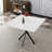 Neevin Mid Century Modern Square Dining Table for 4-6 People | Space-Saving Multi-Functional Table for Kitchen, Dining & Office-107142236