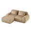 1. Canapé modulaire moderne modulaire - tissu de flanelle, surdimensionné 2 places, sans assemblage-562421404-562421406