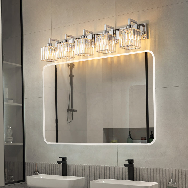 Kyneisha Vanity Light, Chrome, 5 Lights