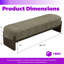 Banc de rangement pour repose-pieds texturé-140520031