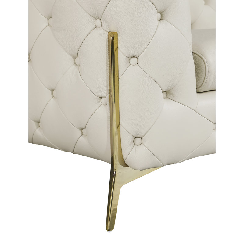 Fauteuil 100% cuir italien Global United