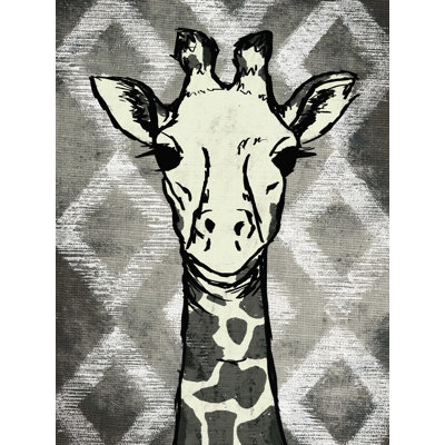 Classy Giraffe - Impression sur toile tendue