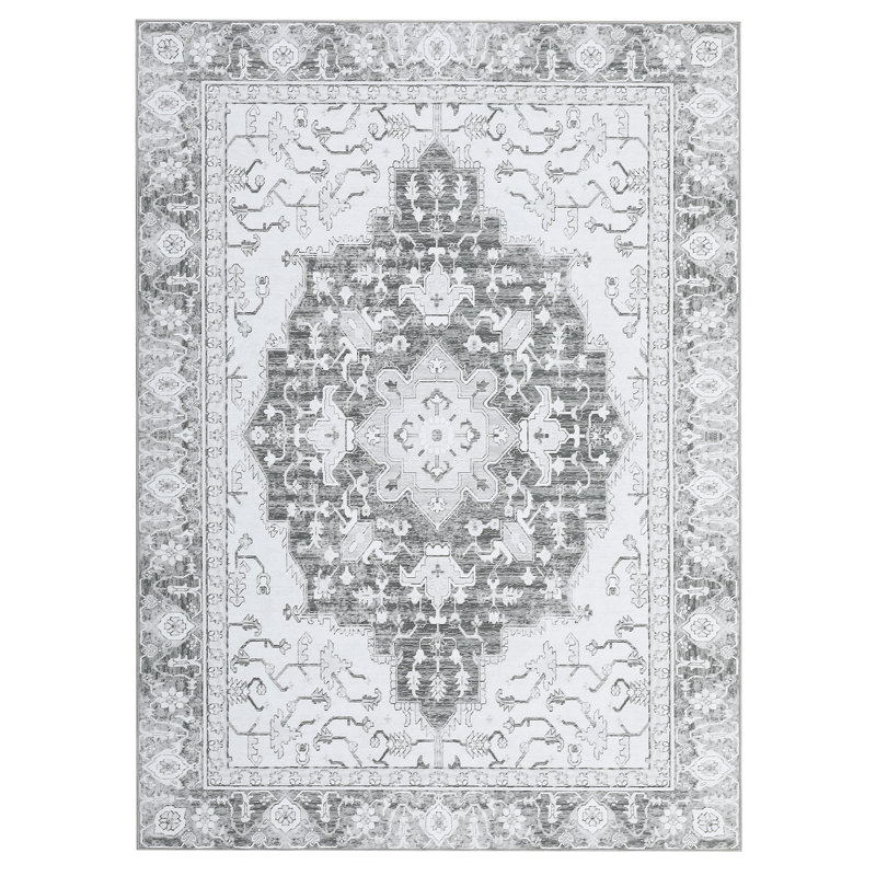 Tapis Sharaye avec envers antidérapant, Rectangle 4 pi x 6 pi