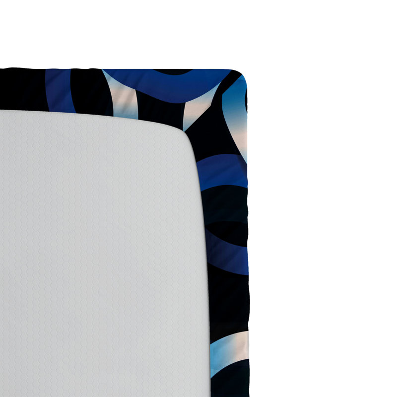 Drap-housse bleu foncé Ambesonne, Ensemble de draps pour lit très grand californien