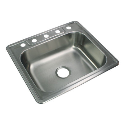 25'' L Single Bowl Stainless Steel Kitchen Sink
