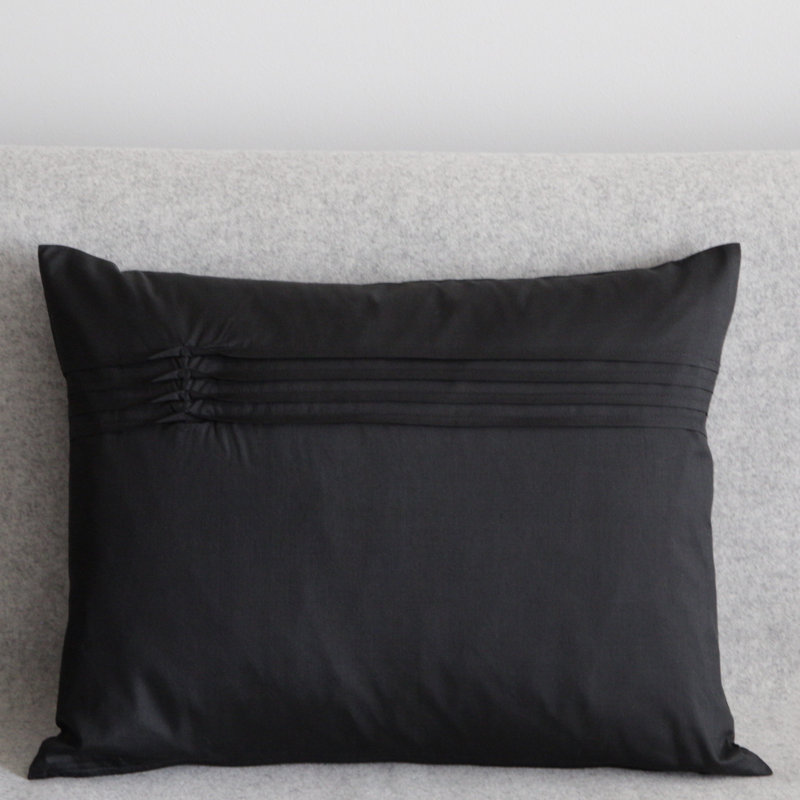 Suffield Rectangular Throw Cushion, Black