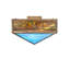 Wildlife 4 - Light Flush Mount