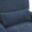 Fauteuil d'appoint Rickon style campagne française, avec accoudoirs arrondis et coussin lombaire, idéal pour le salon, la chambre ou le bureau à domicile.-129513833