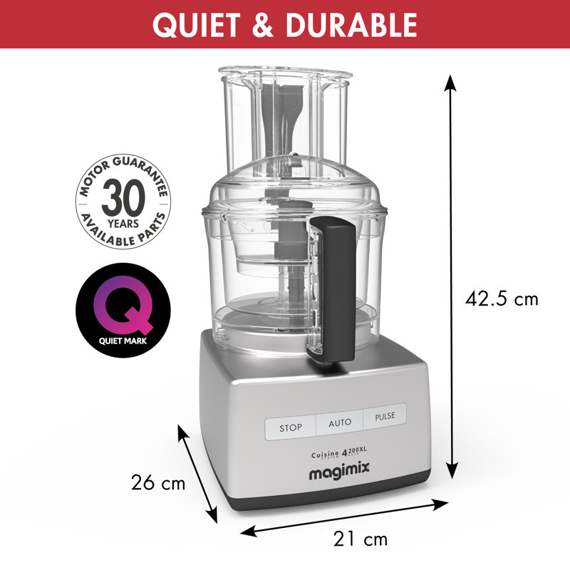 Magimix 4200xl Satin Food Processor, Satin