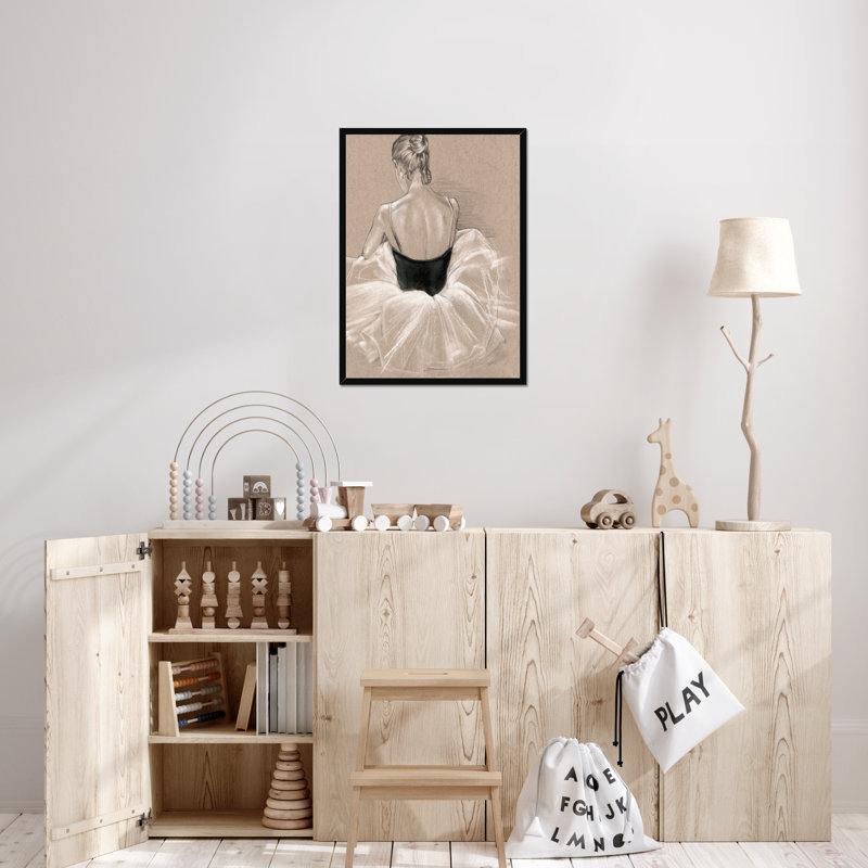 Ballet Study II by Jennifer Paxton Parker - Painting, Black Framed Paper Print, 80cm H x 55cm W