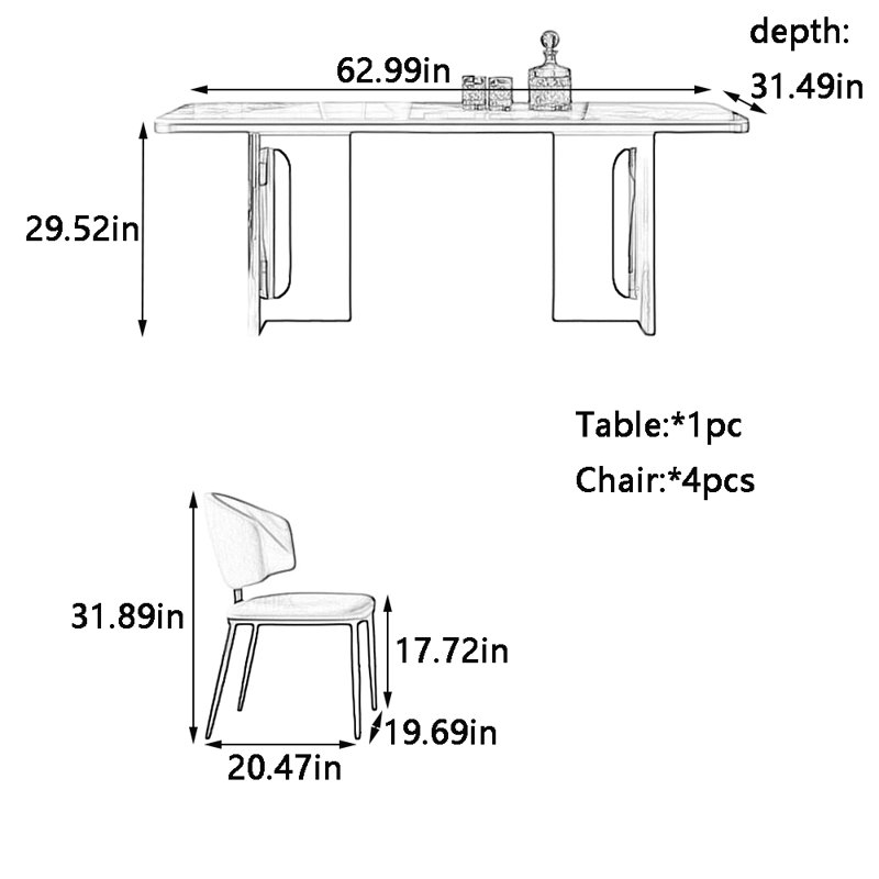 Hackman, 29.52"H x 62.99"L x 31.49"W