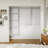 87"W Closet System + 72"W X80"H Closet Sliding Door